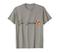 Sri Lanka Outfit for Men & Women Heritage Sri Lankan Flag T-Shirt