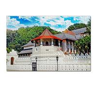 Sri Lanka Puzzle 1000 Pieces Sri Lanka Temple of the Holy Tooth Relic Kandy Puzzle Game Artwork Travel Souvenir 26x38CM