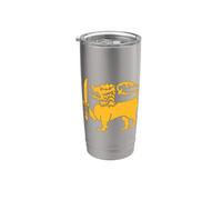 SRI Lanka Sinha Lion Flag Symbol Stainless Steel Insulated Tumbler