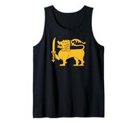 SRI Lanka Sinha Lion Flag Symbol Tank Top