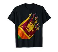 Sri Lankan Flag American US Flags Jet Heritage Sri Lanka T-Shirt