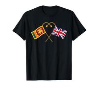 Sri Lankan Heritage UK Sri Lankan British Sri Lanka Flag T-Shirt
