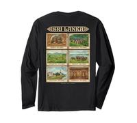 Sri Lankan Roots Ceylon Landmarks Sigiriya Travel Pride Long Sleeve T-Shirt