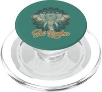 Sri Lankian Mandala Elephant Art Sri Lanka National PopSockets PopGrip for MagSafe