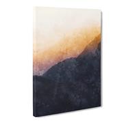 Sri Pada Adams Peak In Sri Lanka Painting Modern Canvas Wall Art Print Ready to Hang, Framed Picture for Living Room Bedroom Home Office Décor, 20x14 Inch (50x35 cm)