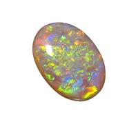 SRI RAM GEMS 6.00 Carat Opal Stone Certified Natural Brand A Quality White Astrological Australian Opal Loose Gemstone, Free Size, Gemstone, Opal
