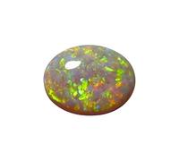 SRI RAM GEMS 6.25 Ratti 5.45 carat Australian opal with laboratory certified map opal stone original certified/fire opal stone, unheated and untreated, astrological purpose for
