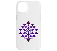 Sri Yantra Sacred Geometry Purple Blue Smoke Shapes Mania Case for iPhone 14 Plus