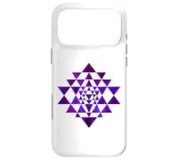 Sri Yantra Sacred Geometry Purple Blue Smoke Shapes Mania Case for iPhone 17 Pro Max