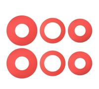 SRIAOO 440BP Dual Flush Seal Kit for Toilet Tank Replacement Part, Compatible with AquaSource Glacier Bay and Mansfield Seals,T801, EL205, 0400DF, 4339, 4348, 4349, N2316, N243OE, N2420 (2 Sets)