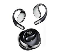 SRICH AI Language Translator Earbuds, OWS Real-Time 3-in-1 Translation Earbuds 144 Languages & Accents, Wireless Headphones fit iOS & Android, Translation Device for Travel Business Learning, Black