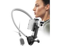 SRIKEKL Magnetic Neck Phone and Action Camera Holder, POV/Vlog Hands-Free Recording, Compatible with iPhone, Samsung, GoPro, DJI, Insta360