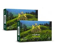 SRILUXE - Premium Quality Ceylon Green Teabags | Exquisite Taste and Aroma | Best Green Tea | Brew Hot Tea, Iced Tea or Kombucha Tea (Green Teabags, Pack of 2)