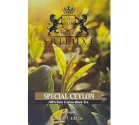 SRILUXE - Special Ceylon Loose Leaf Black Tea | Exquisite Taste and Aroma | Freshly Harvested Direct from Plantation Side, Black)