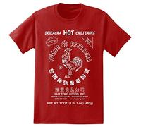 Sriracha Hot Chili Sauce Irwindale Red Men's T-Shirt New