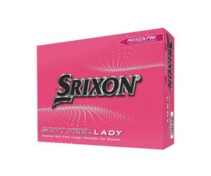 Srixon 2023 Soft Feel Lady 8 Golf Balls - Pink (Doz)