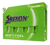 SRIXON 2025 SOFT FEEL GOLF BALLS - BRITE GREEN - 1 Dozen