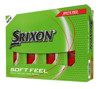 SRIXON 2025 SOFT FEEL GOLF BALLS - BRITE RED
