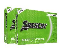 SRIXON 2025 SOFT FEEL GOLF BALLS - WHITE - DOUBLE DOZEN