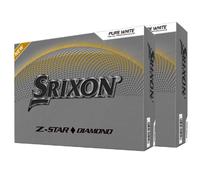 SRIXON 2025 Z-STAR DIAMOND GOLF BALLS - WHITE - DOUBLE DOZEN +FREE PERSONALISATION