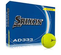 Srixon AD333 11 - High-Performance Distance and Speed Golf Balls - Low Compression - For Consistency and Control - Alignment Line - Premium Golf Accessories and Golf Gifts, Yellow