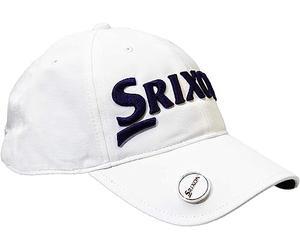 Srixon Ball Marker Cap, Golf Cap 2023 (White/Black), Black/White, One Size