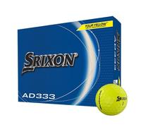 Srixon AD333 11 - High-Performance Distance and Speed Golf Balls - Low Compression - For Consistency and Control - Alignment Line - Premium Golf Accessories and Golf Gifts, Yellow