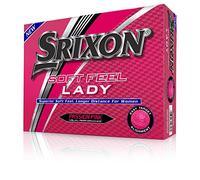 Srixon Ladies' Soft Feel Golf Balls, One Dozen, Passion Pink (2018 Version)