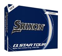 Srixon, New Q-Star Tour 5 2024 - Dozen Golf Balls - Soft Feel, Spin, Performance and Power - 3 Pieces - Urethane - Premium Golf Accessories and Golf Gifts, White