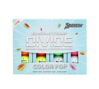 Srixon Q-Star Divide Color Pop Golf Balls - 12 Colourful Golf Balls
