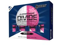 Srixon Q-Star Divide White/Pink Golf Balls