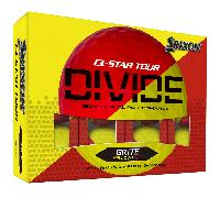 SRIXON Q STAR TOUR DIVIDE GOLF BALLS - YELLOW / RED