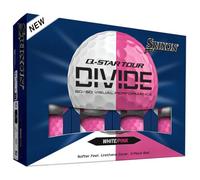 Srixon Q-Star Tour 6 Divide Golf Balls, White/Pink