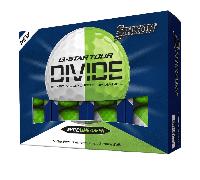 Srixon Q-Star Tour Divide, Bi-Color Urethane Golf Balls, Soft Hit Feel, Optimized Distance, FastLayer Core with 74 Compression, Gift Idea for Golfers, 12-Pack