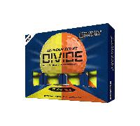 Srixon Q-Star Tour 6 Divide Golf Balls, Yellow/Orange