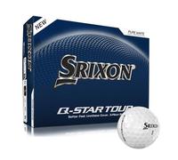 Srixon Q-STAR TOUR Golf Ball with Ultra-Thin High-End Urethane Cover | Spin Skin+ New Generation | Soft Feel | FastLayer Core Technology |12 Pieces | White