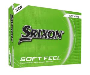 Srixon Soft Feel_13 & 14 Ultra Soft & Durable Golf Balls| Stable Trajectory & Controlled Spin| Premium Feel & Control Around the Green| Yellow/White