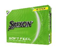 Srixon SOFT FEEL_14 Ultra-soft and long distance golf balls| Stable trajectory and controlled spin| Premium feel and control around the green| Yellow/White