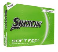 Srixon SOFT FEEL_14 Ultra-soft and long distance golf balls| Stable trajectory and controlled spin| Premium feel and control around the green| Yellow/White