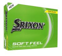 Srixon SOFT FEEL_14 Ultra-soft and long distance golf balls| Stable trajectory and controlled spin| Premium feel and control around the green| Yellow/White