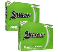 Srixon Soft Feel Golf Balls, Soft Feel 14, (24 Pack), White