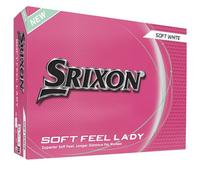 Srixon SOFT FEEL LADY Golf ball for ladies |Low compression and easy high launch|Ultra-soft feel |Ideal for moderate swings and increased precision