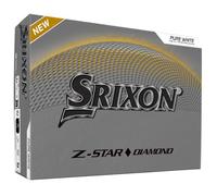 Srixon Z-STAR DIAMOND 3 - High Performance Golf Ball | Maximum Distance & Reduced Spin | FastLayer DG Core 2.0 | Spin Skin+ Cover | Exceptional Control & Precise Feel | White & Tour Yellow