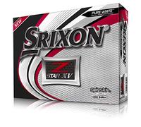 Srixon Z-Star XV Golf Balls (One Dozen) (2019 Version), Pure White