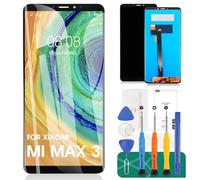 SRJTEK Compatible for Xiaomi Mi Max 3 LCD Display M1804E4A Replacement Parts for MIMAX 3 Touch Screen Sensor Digitizer Fully Assmebly Kits (Black)