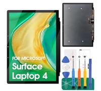 SRJTEK For Microsoft Surface Laptop 4 Screen Replacemet For Microsoft Surface Laptop 4 1950 1951 1958 LCD Display For Touch Screen Digitizer Display Assembly Repair Kits (Black) 13.5''