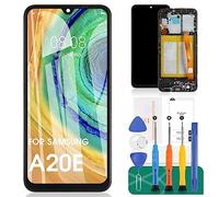 SRJTEK For Samsung Galaxy A20e LCD Screen For Samsung A20e Screen Replacement For Samsung A20e LCD Display For Samsung A20e Touch Digitizer Assembly SM-A202F,A202K Repair Kit(Black With Frame)