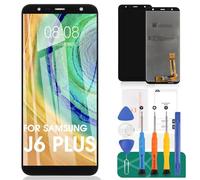 SRJTEK For Samsung Galaxy J6 Plus J610 / J4 Core J410 / J4 Plus J415 2018 Screen Replacement LCD Display Touch Sensor Digitizer Repair Kits (Black,Without Frame)