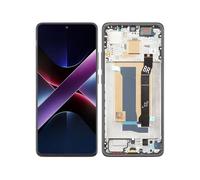 SRJTEK for Xiaomi Poco X7 Pro LCD Screen Replacement for Xiaomi Poco X7 Pro LCD Display 2412DPC0AG 2412DPC0AI Touch Digitizer Assembly Repair Kit (6.67 inches, Black With Frame)