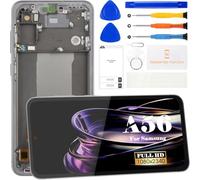 SRJTEK OLED For Samsung Galaxy A56 5G LCD Display For Samsung Galaxy A56 5G SM-A566V, SM-A566B Touch Screen Digitizer Assembly Repair Kits With Frame(Black, With Fingerprint)